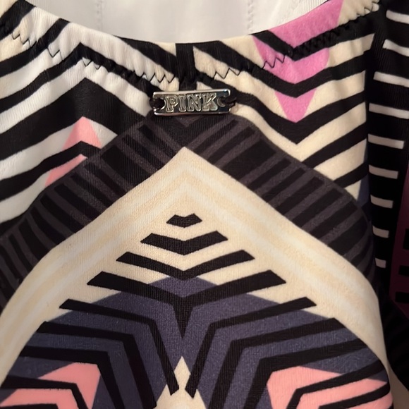 PINK multicoloured one piece swim suit - Picture 3 of 6